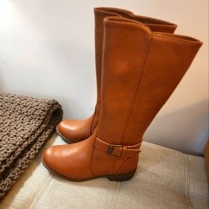 Girls Brown Riding Boots